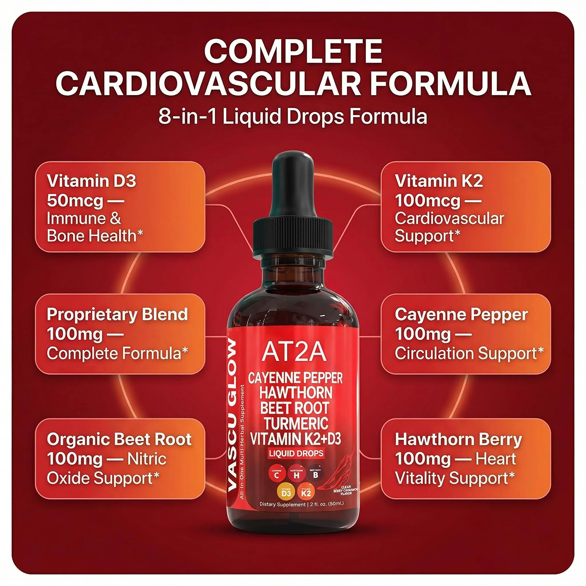 Vascu Glow complete cardiovascular formula